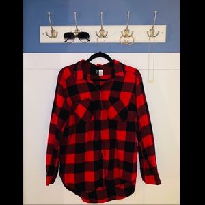 H&M Buffalo check flannel
